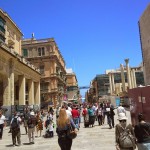 Dans le coeur historique de la capitale maltaise, l'artère principale