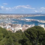 Magnifique vue sur la baie de Palma du château Bellver