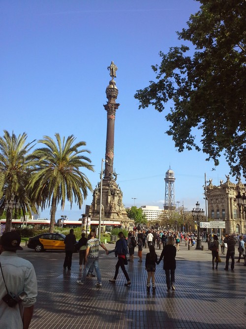 rambla-barcelone-statue-christophe-colomb