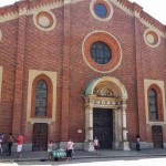 Eglise Santa Maria delle Grazie, le musée pour voir la Cène est à gauche