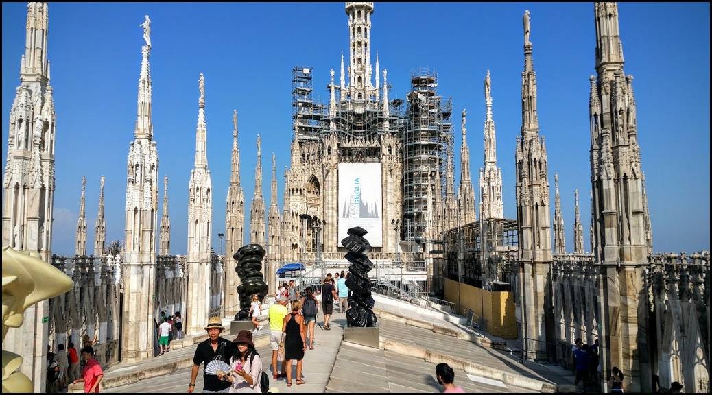 Visitez le toit du Duomo à Milan, mais aussi l'église Santa Maria delle Grazie, le couvent San Maurizio et la Pinacothèque