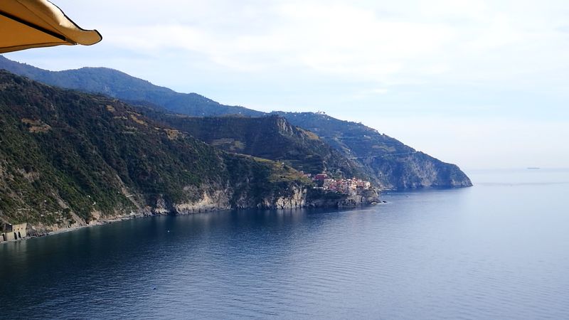 Corniglia, vue sur la cote 