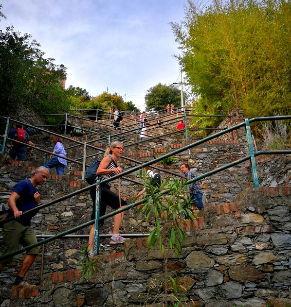 les escaliers de Corniglia