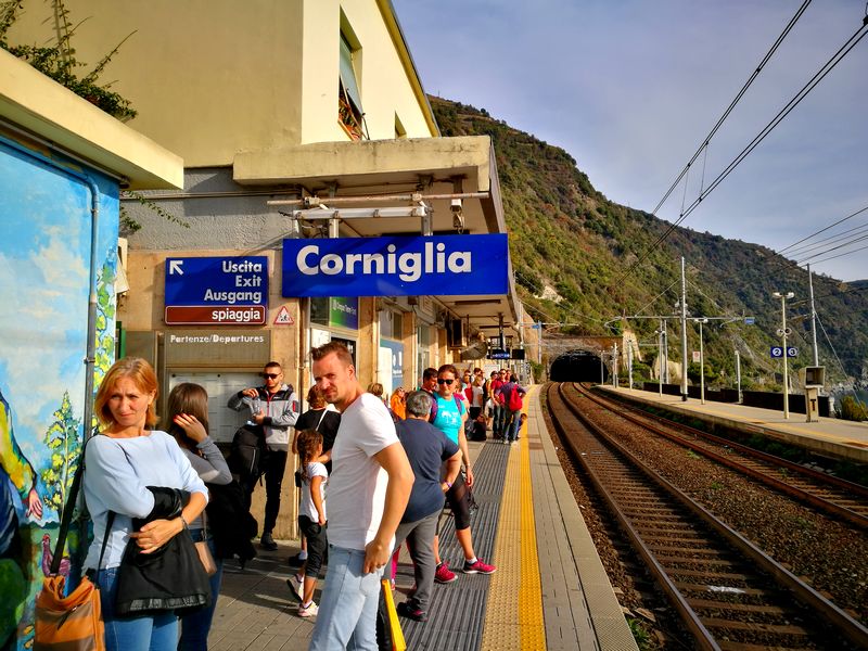 Station de train, Corniglia