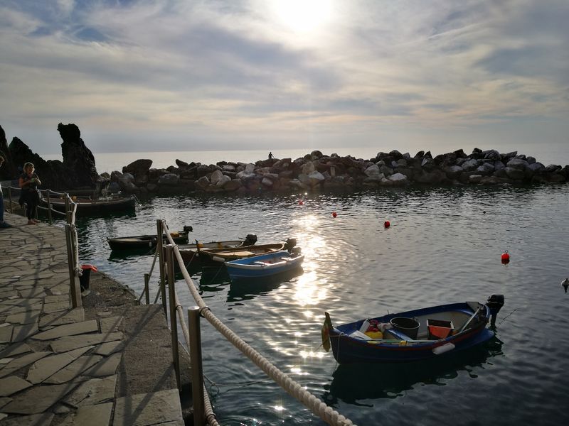 Le port à Manarola