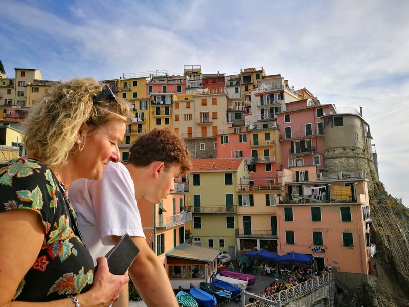 Les maisons colorées de Manarola