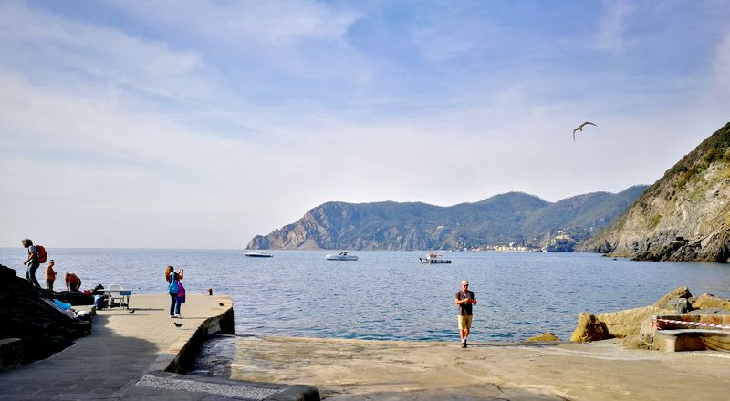 Vernazza, cinq terres, la baie