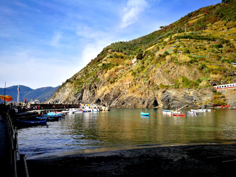 Vernazza, le port